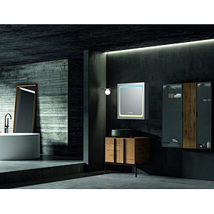 Mosmile Hotel Wall LED Bathroom Illuminated Mirror Cabinet