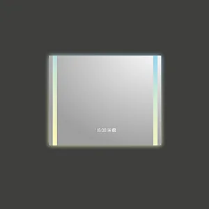 Mosmile Hotel Rectangle LED Dimming Illuminated Anti-fog Bathroom Mirror