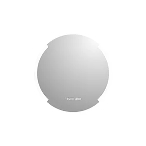 Mosmile Round Wall Hanging Hotel Bathroom Mirror with LED Light