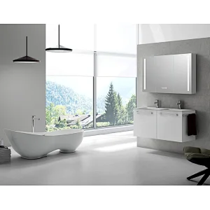 Mosmile Cheap Wall LED Light Bathroom Mirror Cabinet