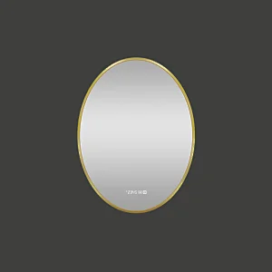 Mosmile Anti-fog Framed Oval LED Backlit Bathroom Mirror