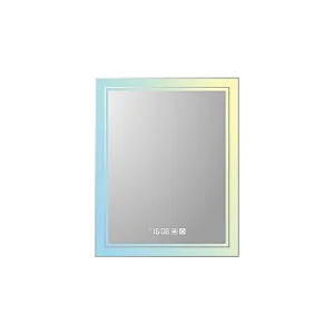 Mosmile Hotel Rectangle  Illuminated Anti-fog LED Dimming Bathroom Mirror