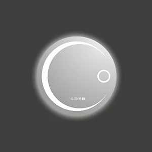 Mosmile Anti-fog Wall Magnifying LED Round Bathroom Mirror