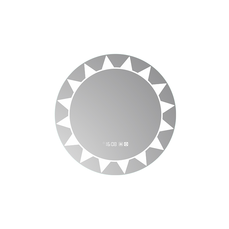 Mosmile Wall Hanging Anti-fog Touch LED Round Bathroom Mirror