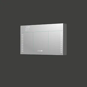 Mosmile Wall Hanging Weather LED Bathroom Mirror Cabinet