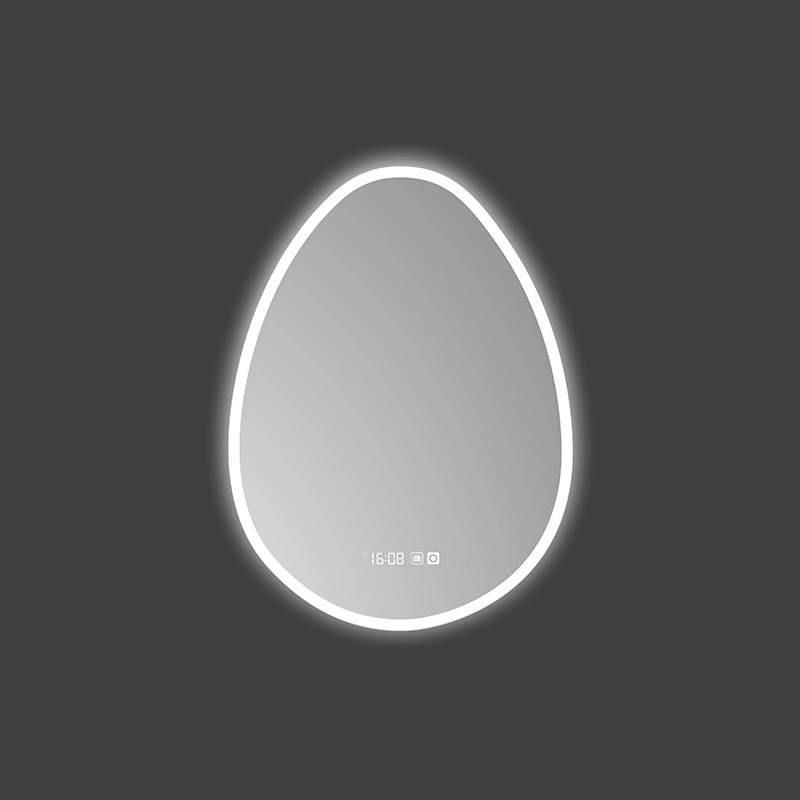 Mosmile Elegant Time Dispaly Anti-fog LED Bathroom Mirror