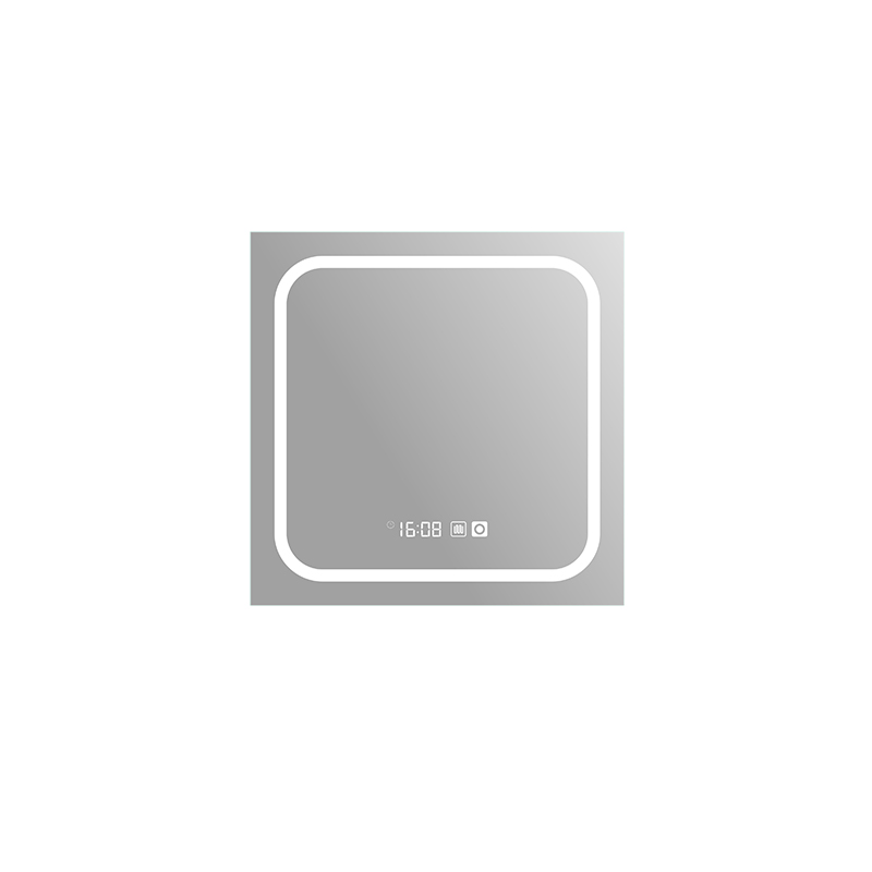Mosmile Wall Hanging Square LED Backlit Light Anti-fog Bathroom Mirror