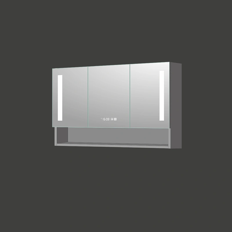 Mosmile Frameless Wall LED Bathroom Mirror Cabinet with Shelf
