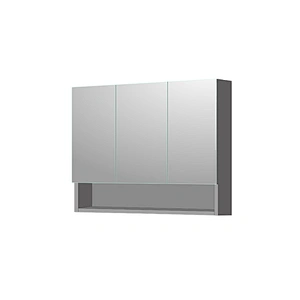Mosmile 3 Door Bathroom Mirror Cabinet without LED