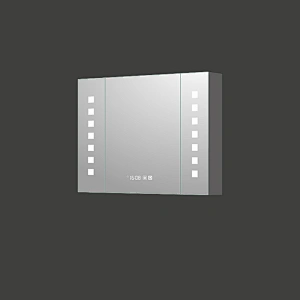 Mosmile Wall Laser LED Aluminium Bathroom Mirror Cabinet