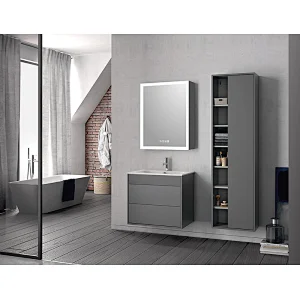 Mosmile LED Light Illuminated Bathroom Mirror Cabinet