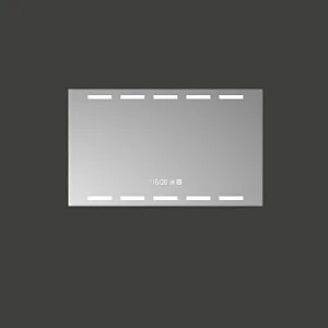 Mosmile Anti-fog Wall Hanging Rectangle LED Backlit Bathroom Mirror