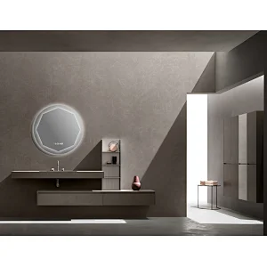 Mosmile Cheap Fog Resistant LED Round Bathroom Illuminated Mirror