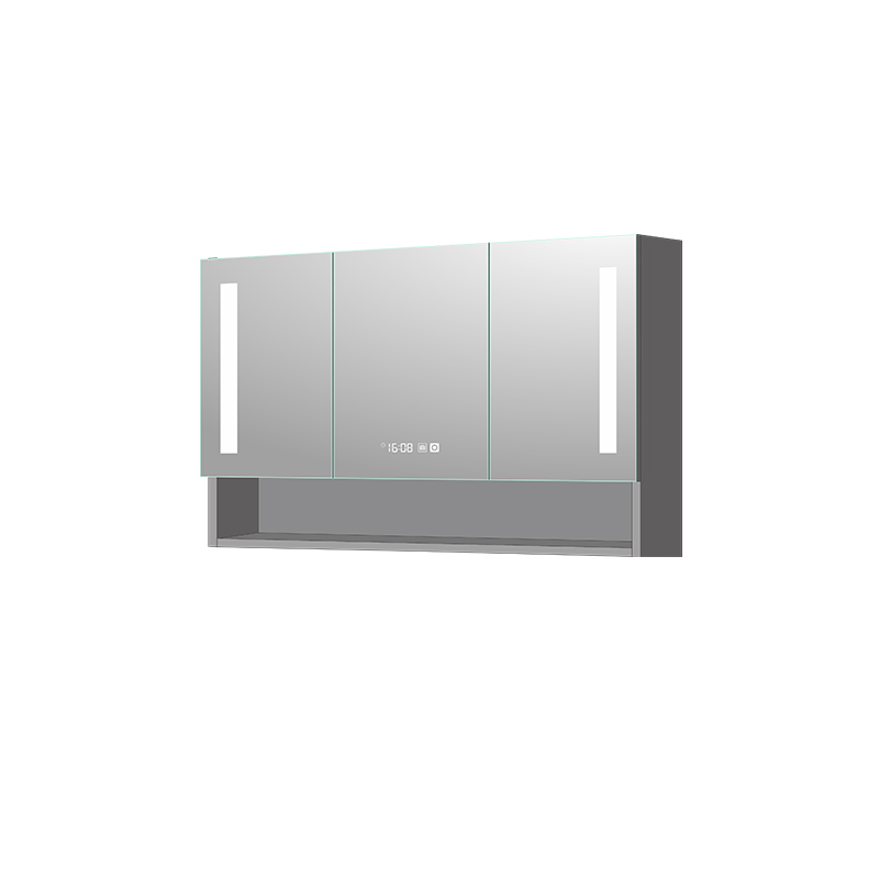Mosmile Frameless Wall LED Bathroom Mirror Cabinet with Shelf