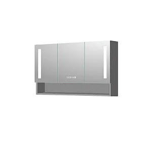 Mosmile Frameless Wall LED Bathroom Mirror Cabinet with Shelf