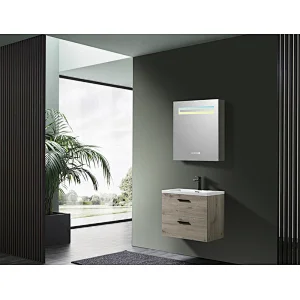 Mosmile Rectangle Lighting LED Bathroom Mirror Cabinet