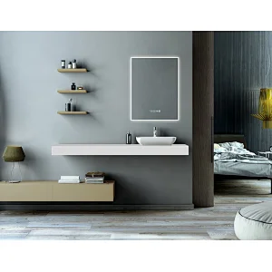 Mosmile Illuminated Anti-fog LED Frame Bathroom Mirror