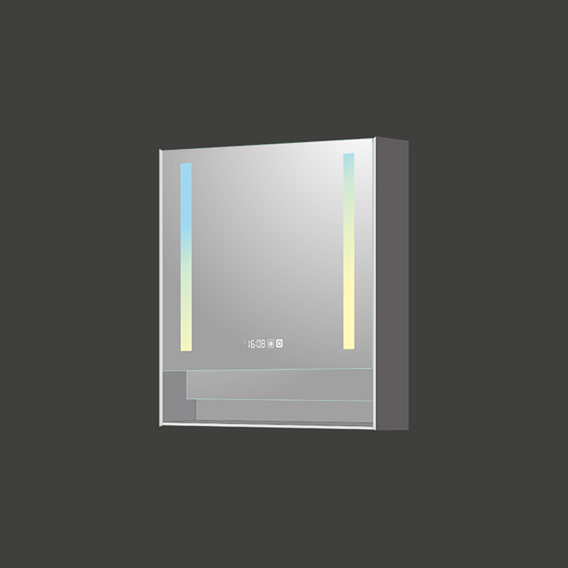 Mosmile Hotel Storage LED Dimming Bathroom Mirror Cabinet