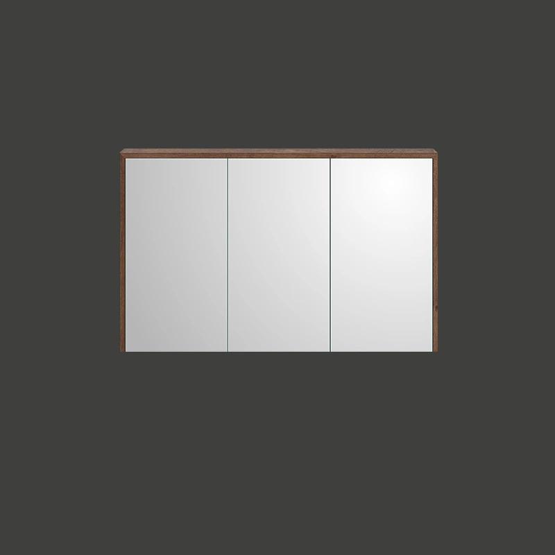 Mosmile Wood Framed Bathroom Mirror Cabinet without LED