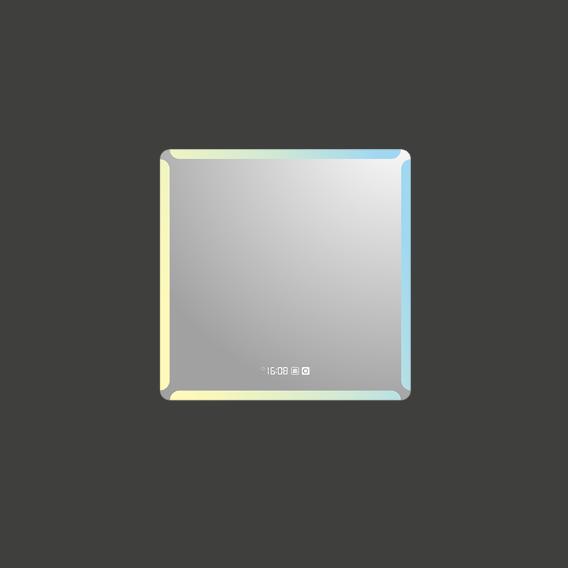 Mosmile Touch Screen Square LED Dimming Bathroom Mirror