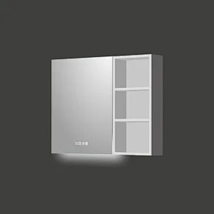 Mosmile Modren LED Backlit Bathroom Mirror Cabinets with Shelf