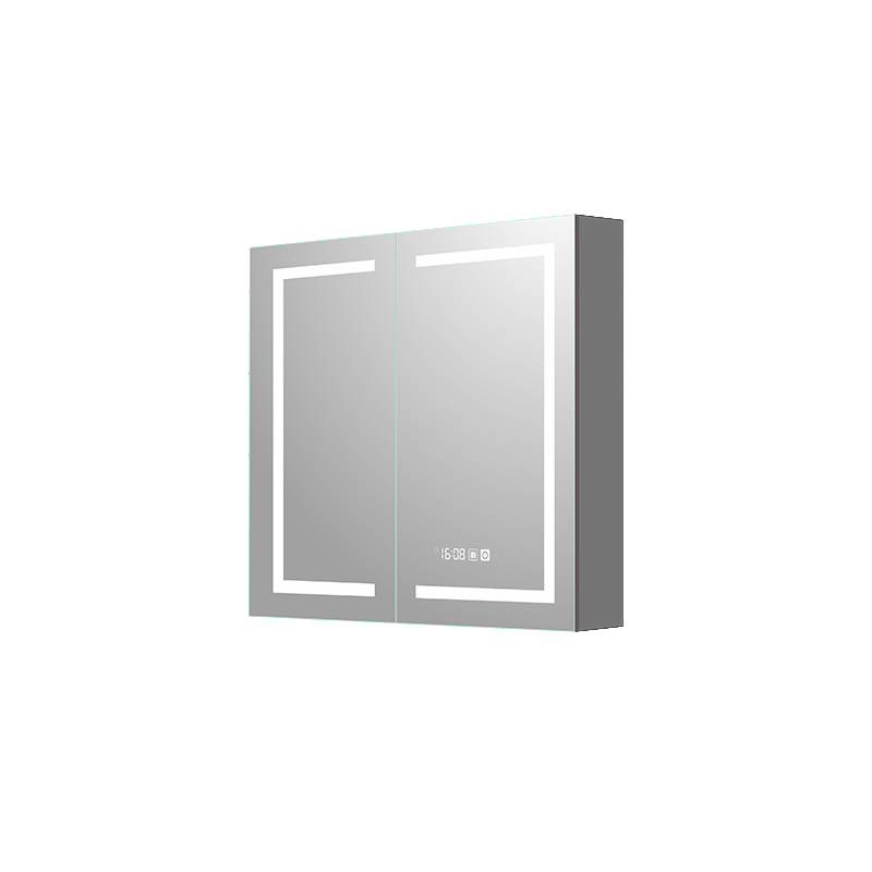 Mosmile Hotel Wall Illuminated LED Bathroom Mirror Cabinet