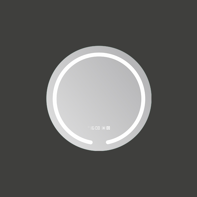 Mosmile Hotel Anti-fog Round LED Frameless Bathroom Mirror
