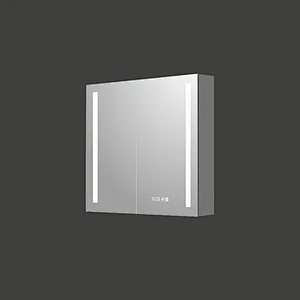 Mosmile Wall Hanging Aluminium LED Bathroom Mirror Cabinet