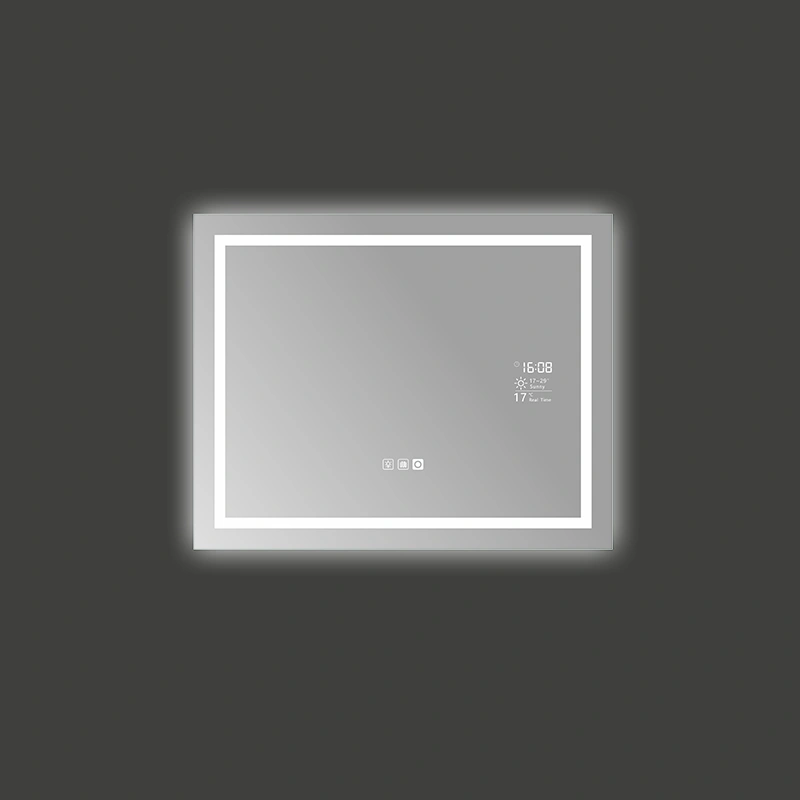 Mosmile Wall Rectangle Anti-fog Weather LED Bathroom Mirror
