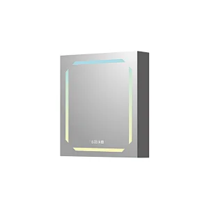 Mosmile Wall Frameless Bathroom Mirror Cabinet with LED