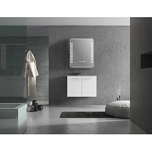 Mosmile Contemporary Frameless Anti-fog Bathroom Mirror with LED Light