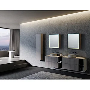Mosmile Wall Hanging Dimming LED Lights Bathroom Mirror Cabinet