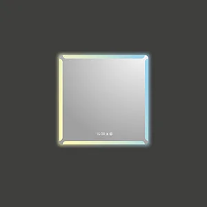 Mosmile Touch Screen Square LED Dimming Bathroom Mirror