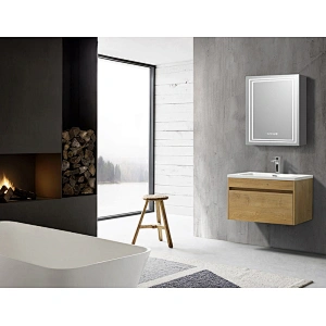 Mosmile Cheap LED Frameless Bathroom Mirror Cabinet