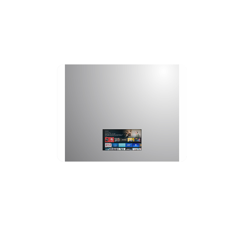 Mosmile Cheap Rectangle LED Wall Bathroom Mirror with TV