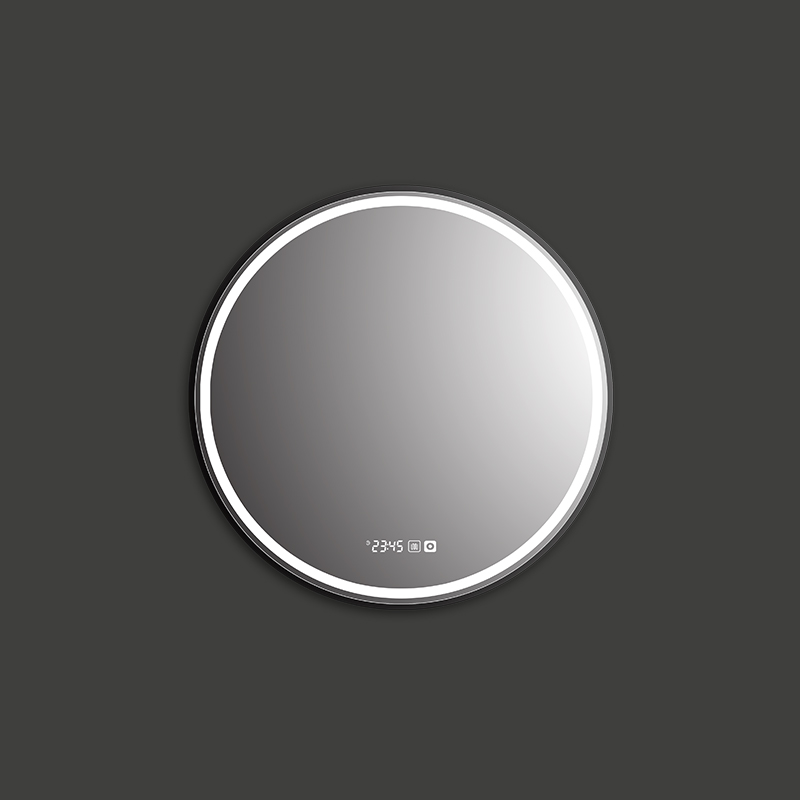 Mosmile Hotel Anti-fog LED Round Framed Bathroom Mirror
