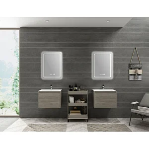 Mosmile Rectangle Defogging Wall LED Lighted Bathroom Mirror