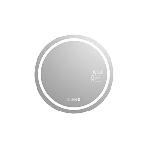 Mosmile Modern Hotel LED Round Bluetooth Bathroom Mirror