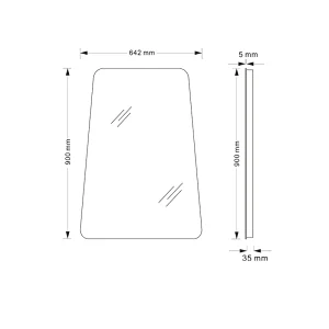 Mosmile Wall Hanging Anti-fog LED Backlit Bathroom Mirror