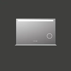 Mosmile Hotel Wall Magnifying Framed LED Bathroom Mirror