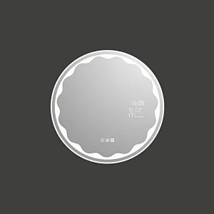 Mosmile Hotel Round Anti-fog LED Bathroom Illuminated Mirror