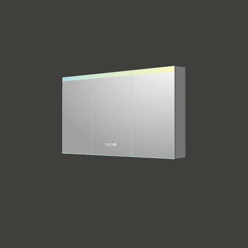 Mosmile Dimming Framless LED Lights Bathroom Mirror Cabinet