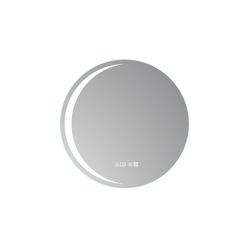 Mosmile Wall Frameless Round Demister LED Light Bathroom Mirror
