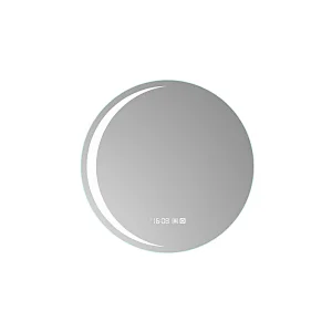 Mosmile Wall Frameless Round Demister LED Light Bathroom Mirror