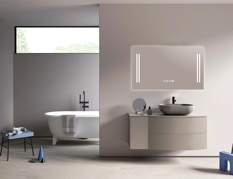 Mosmile Best Anti-fog Wall Hanging LED Bathroom Mirror
