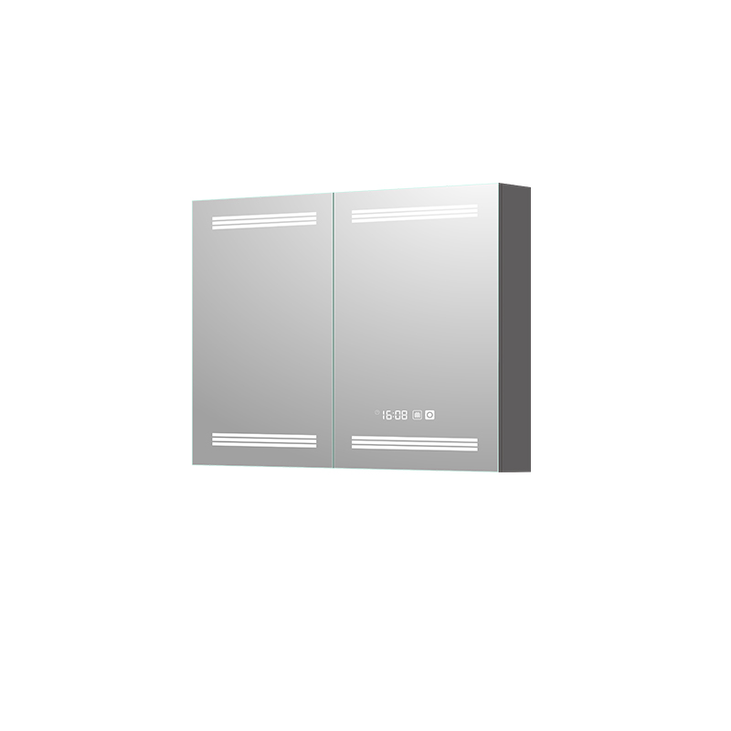 Mosmile Rectangle Wall Hanging  LED Bathroom Mirror Cabinet