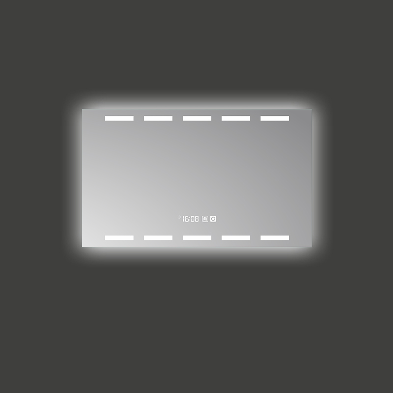 Mosmile Anti-fog Wall Hanging Rectangle LED Backlit Bathroom Mirror
