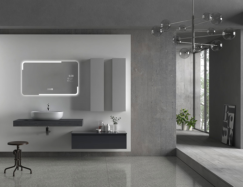 Mosmile Anti-fog Weather LED Bathroom Illuminated Mirror