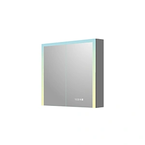 Mosmile Modern Dimming LED Illuminated Bathroom Mirror Cabinet
