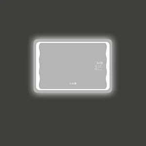 Mosmile Modern Wall Framless LED Bathroom Mirror with Light